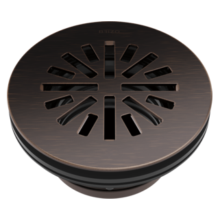 BRIZO 4" Prefab Round Shower Drain — Venetian Bronze