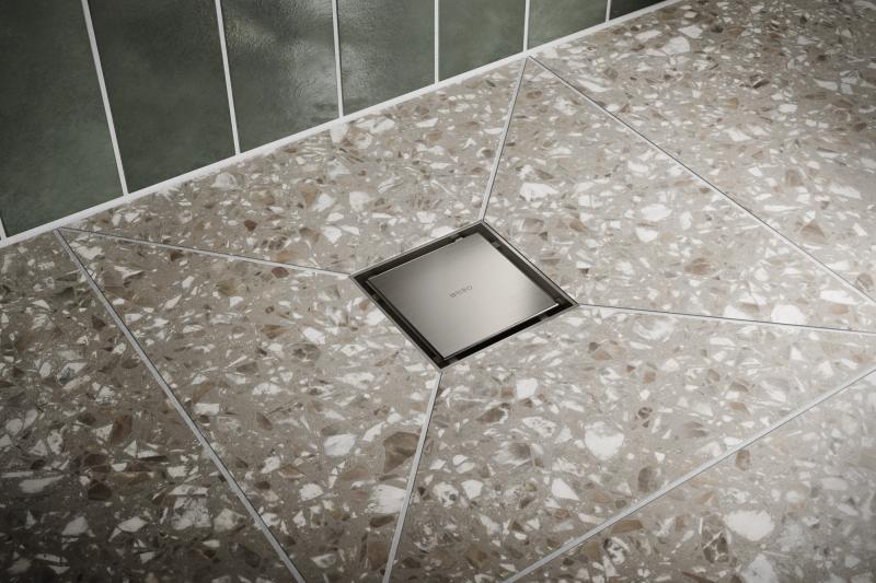 BRIZO 4" Square Drain Rough — Not Applicable