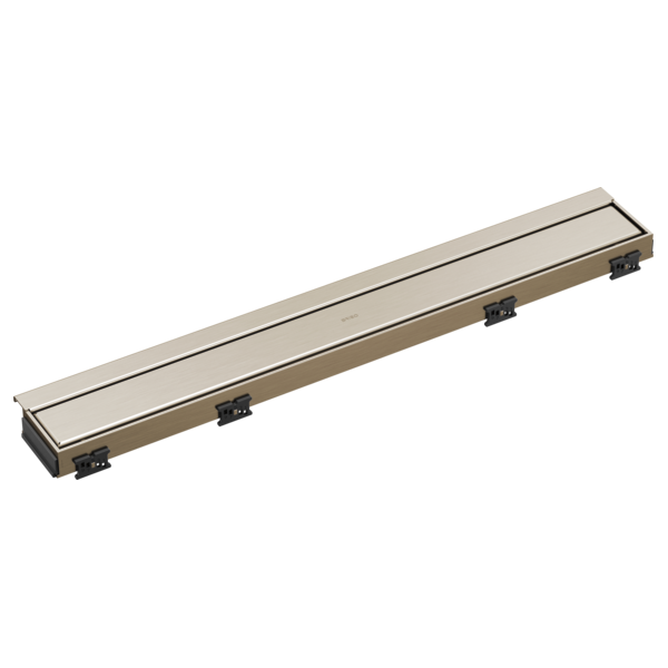 BRIZO 24" Linear Shower Drain Wall Trim — Brushed Nickel