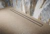 BRIZO 24" Reversible Linear Shower Drain — Brilliance Black Onyx