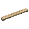 BRIZO 24" Reversible Linear Shower Drain — Luxe Gold