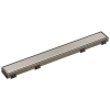 BRIZO 24" Reversible Linear Shower Drain — Luxe Nickel