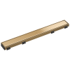 BRIZO 24" Reversible Linear Shower Drain — Polished Gold