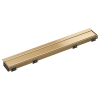 BRIZO 24" Linear Shower Drain Wall Trim — Polished Gold