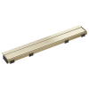 BRIZO 24" Linear Shower Drain Wall Trim — Polished Nickel