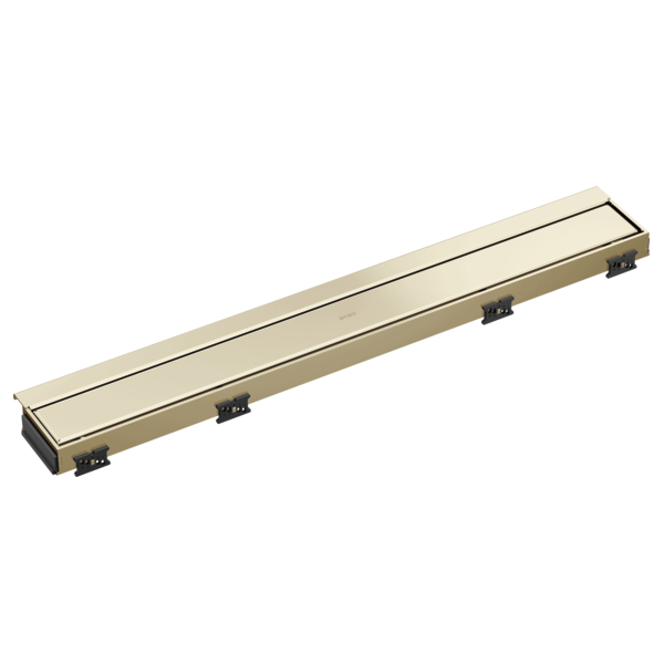BRIZO 24" Linear Shower Drain Wall Trim — Polished Nickel