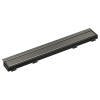 BRIZO 24" Linear Shower Drain Wall Trim — Luxe Steel