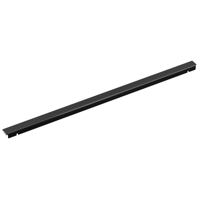 BRIZO 24" Linear Shower Drain Wall Edge — Matte Black