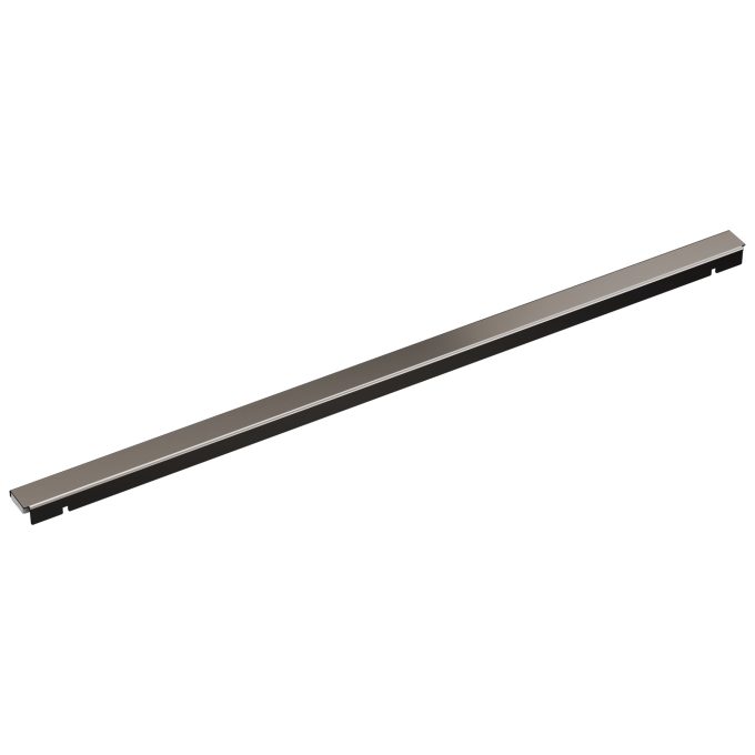 BRIZO 24" Linear Shower Drain Wall Trim — Brilliance Black Onyx