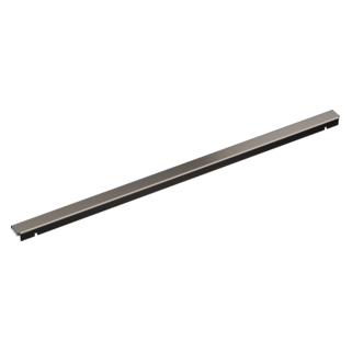 BRIZO 24" Linear Shower Drain Wall Trim — Brilliance Black Onyx