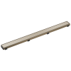 BRIZO 36" Reversible Linear Shower Drain — Brushed Nickel