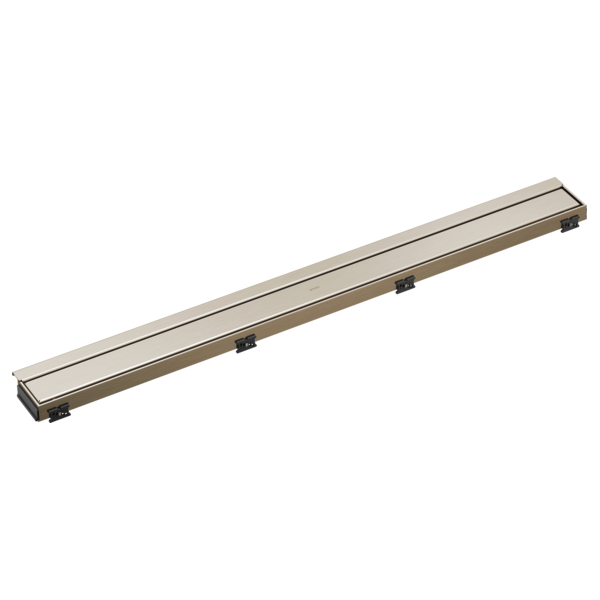 BRIZO 36" Reversible Linear Shower Drain — Brushed Nickel