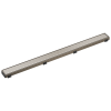 BRIZO 36" Reversible Linear Shower Drain — Luxe Nickel