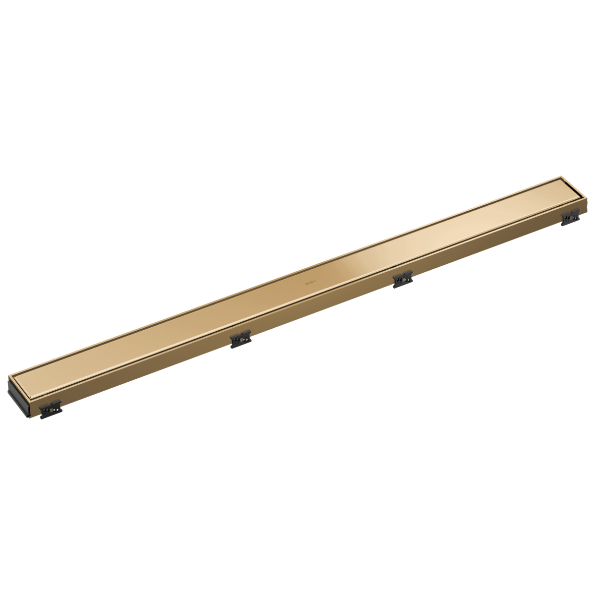 BRIZO 36" Reversible Linear Shower Drain — Polished Gold