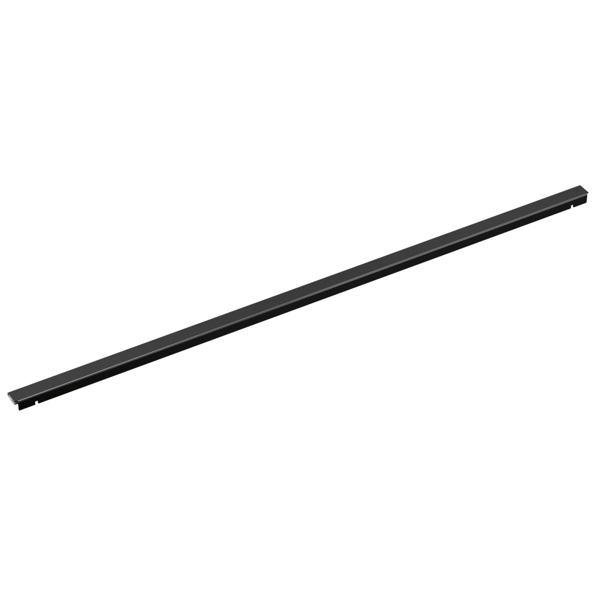 BRIZO 36" Linear Shower Drain Wall Edge — Matte Black