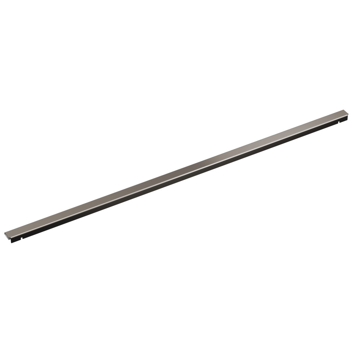 BRIZO 36" Linear Shower Drain Wall Trim — Brilliance Black Onyx