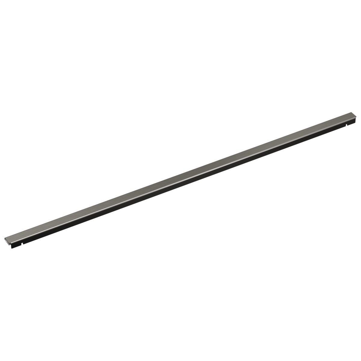 BRIZO 36" Linear Shower Drain Wall Trim — Luxe Steel