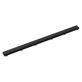 BRIZO 48" Reversible Linear Shower Drain Trim — Matte Black