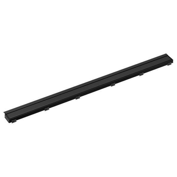 BRIZO 48" Reversible Linear Shower Drain Trim — Matte Black