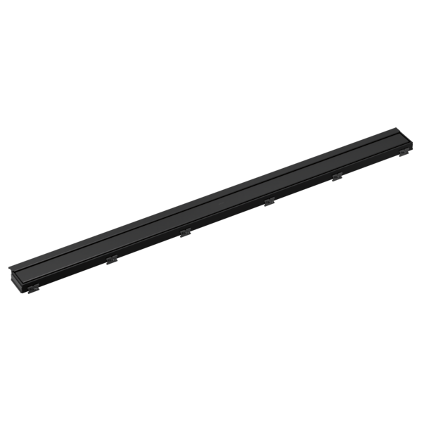BRIZO 48" Reversible Linear Shower Drain Trim — Matte Black