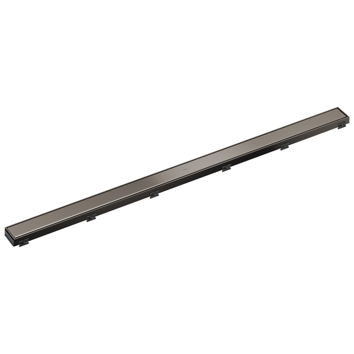 BRIZO 48" Reversible Linear Shower Drain — Brilliance Black Onyx