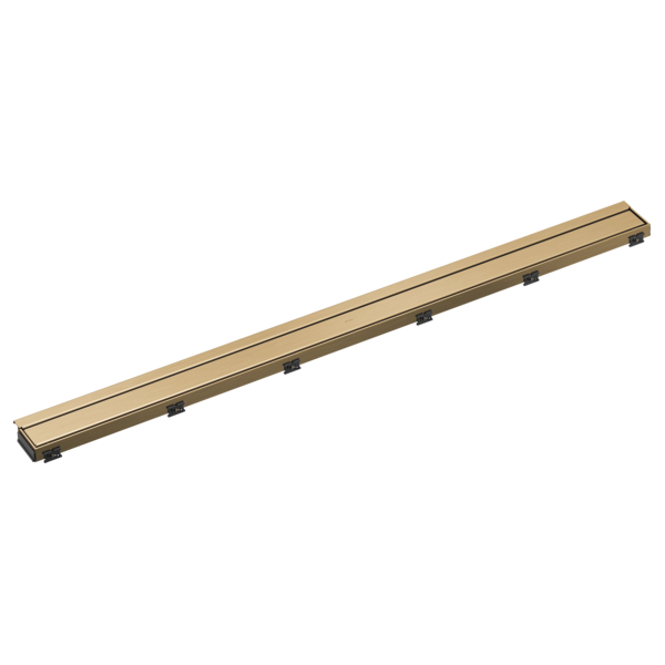 BRIZO 48" Reversible Linear Shower Drain — Luxe Gold