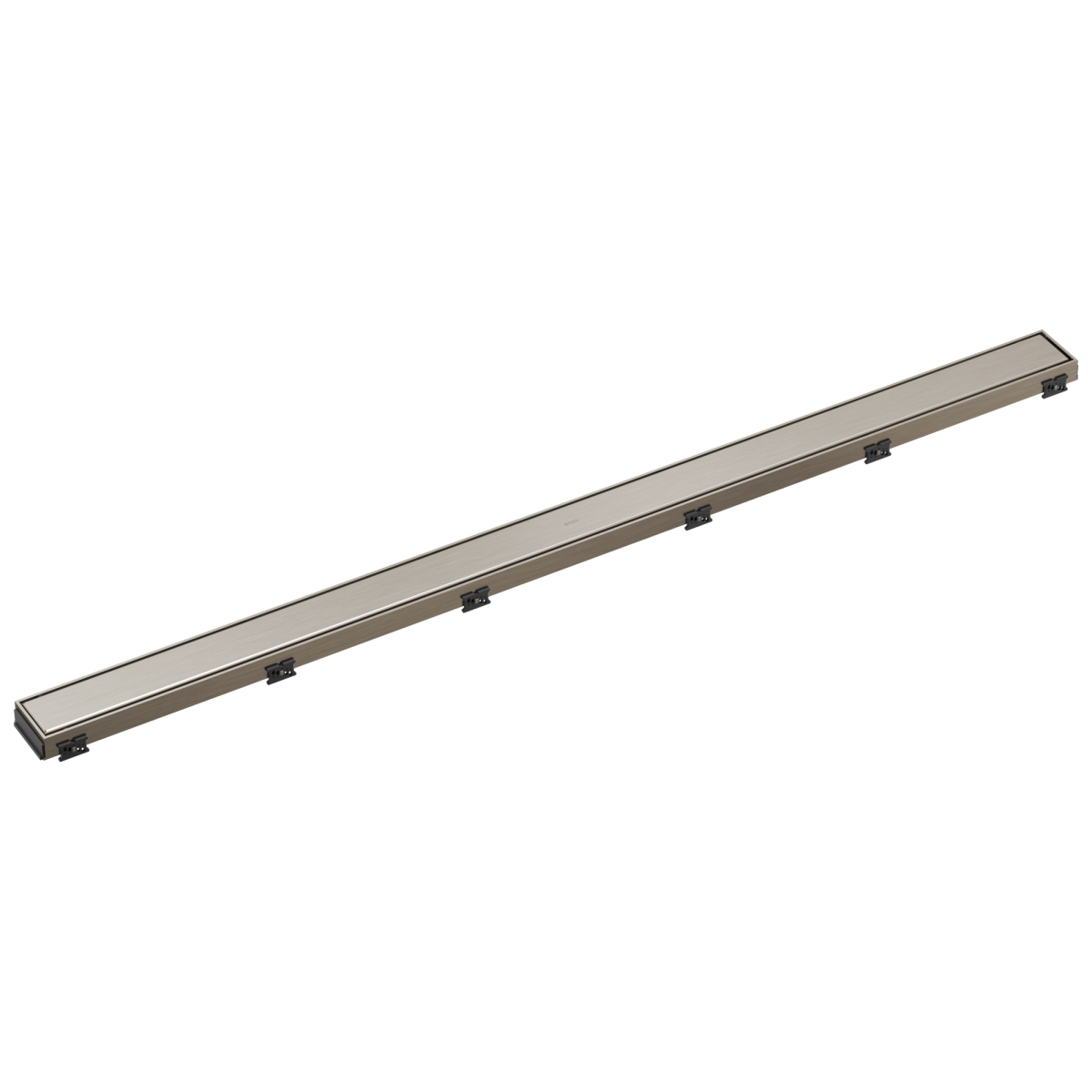 BRIZO 48" Reversible Linear Shower Drain — Luxe Nickel