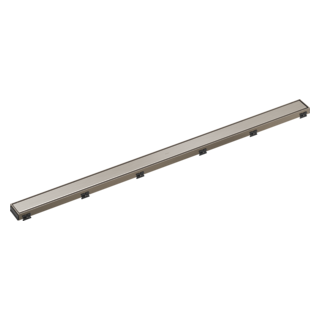 BRIZO 48" Reversible Linear Shower Drain — Luxe Nickel