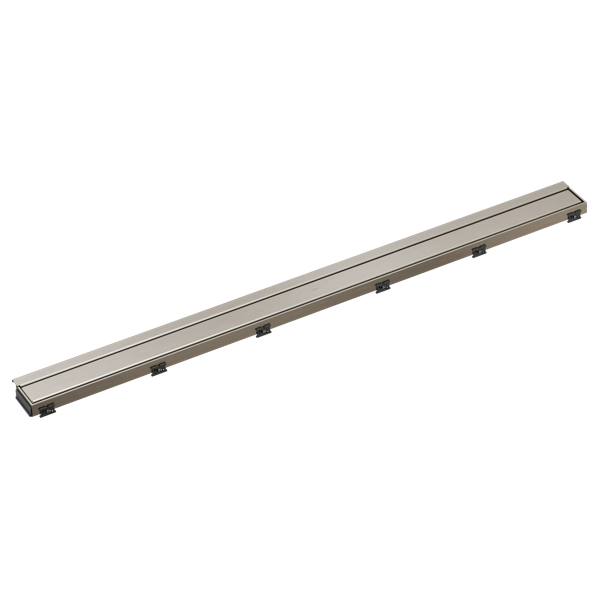 BRIZO 48" Linear Shower Drain Wall Trim — Luxe Nickel