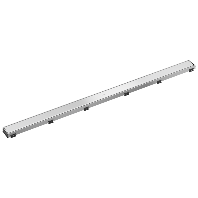 BRIZO 48" Reversible Linear Shower Drain — Chrome