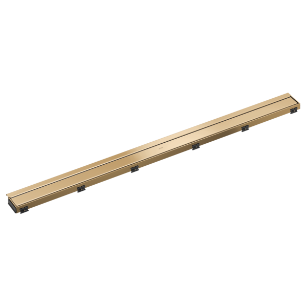 BRIZO 48" Reversible Linear Shower Drain — Polished Gold