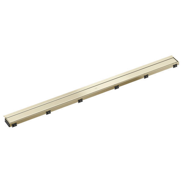 BRIZO 48" Reversible Linear Shower Drain — Polished Nickel