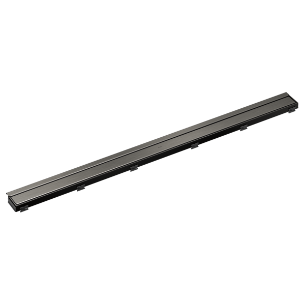 BRIZO 48" Reversible Linear Shower Drain — Luxe Steel