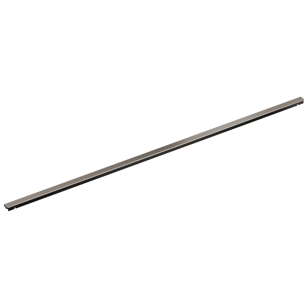 BRIZO 48" Linear Shower Drain Wall Trim — Brilliance Black Onyx