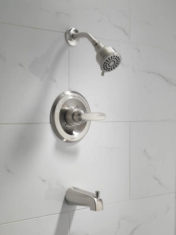 DELTA Foundations Monitor 13 Series Tub & Shower Trim — Stainless