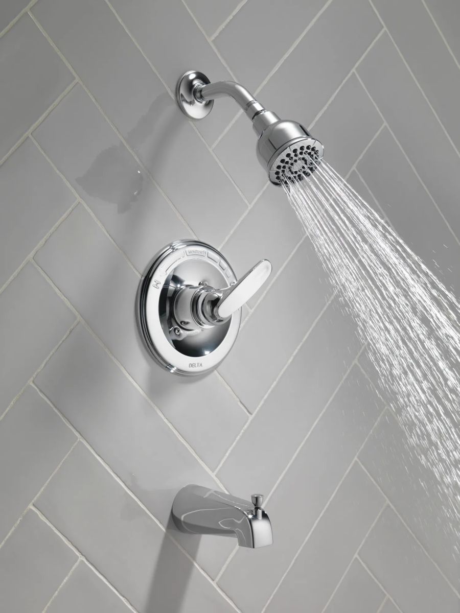 DELTA Foundations Monitor 13 Series Tub & Shower Trim — Chrome