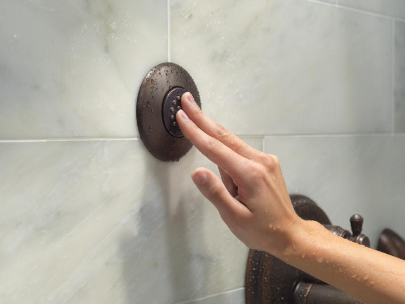 DELTA Cassidy Traditional 2-Handle TempAssure 17T Series Valve Trim with 3-Setting Integrated Diverter — Venetian Bronze