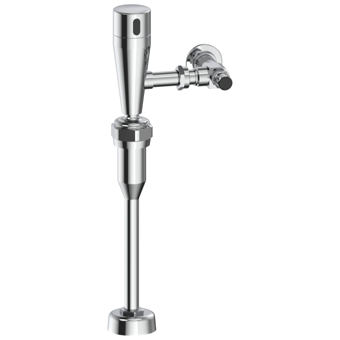 Commercial DEMD Electronic Washdown Urinal Valve with Vacuum Breaker — Chrome