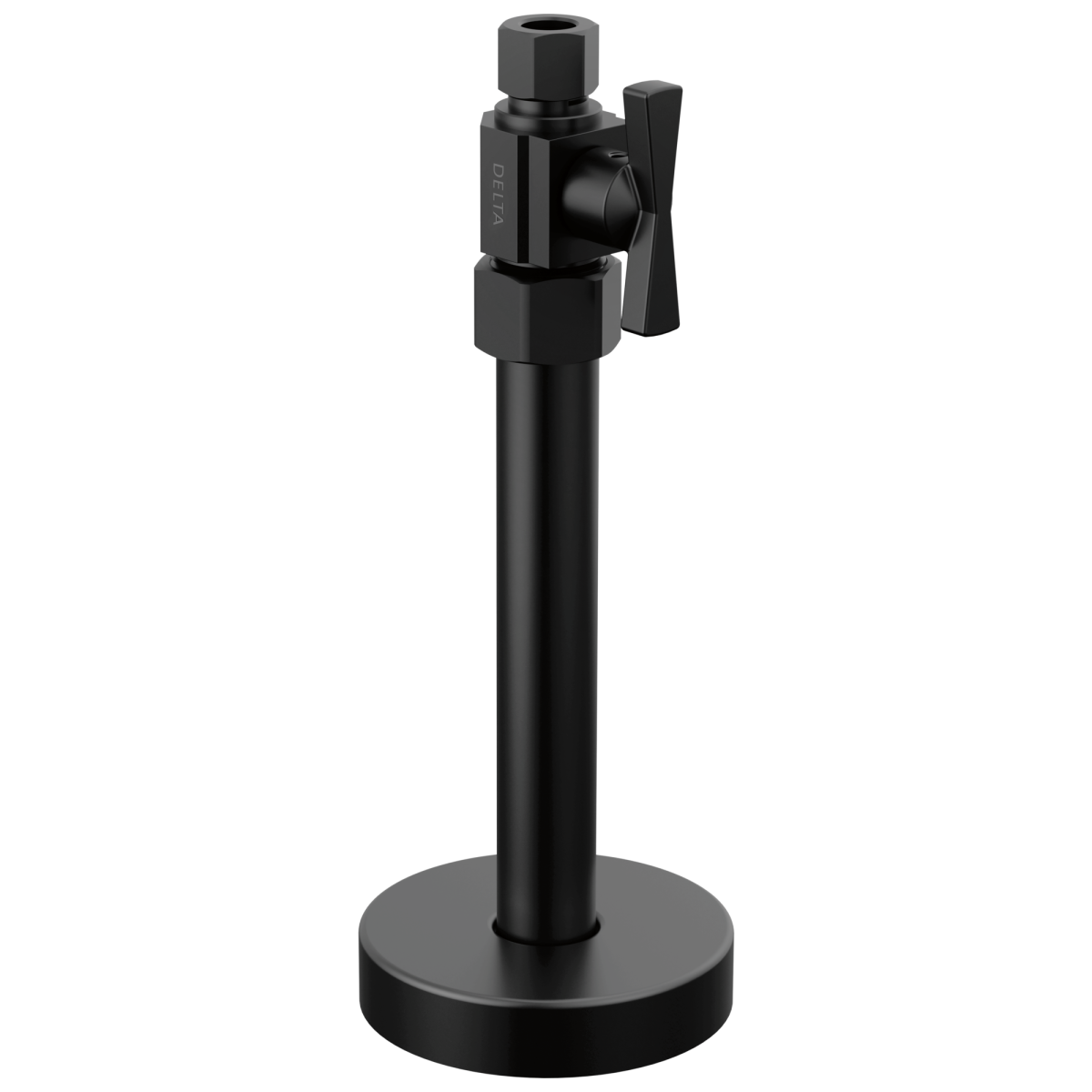 DELTA Straight Supply Stop Valve — Matte Black