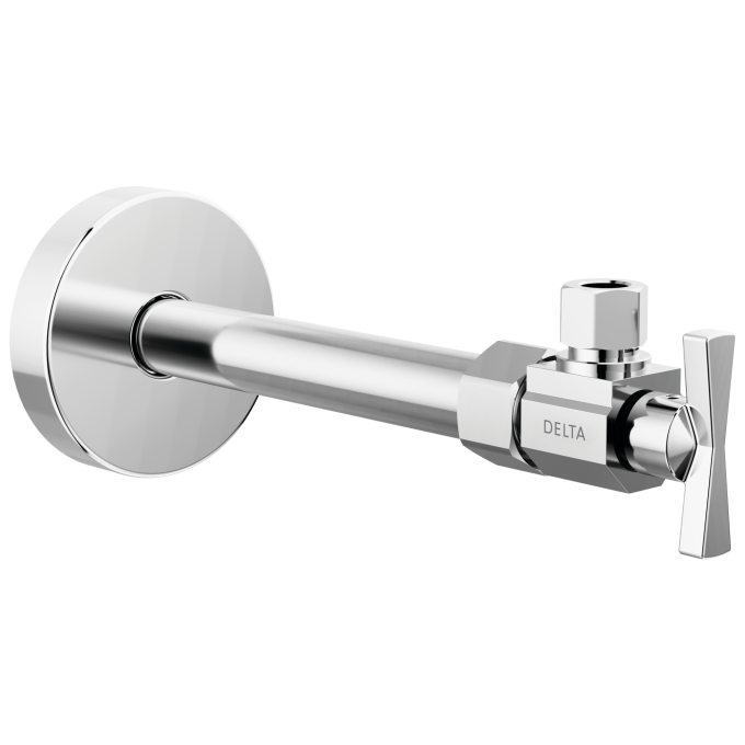 DELTA Angled Supply Stop Valve — Chrome