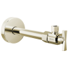DELTA Angled Supply Stop Valve — Polished Nickel
