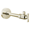 DELTA Angled Supply Stop Valve — Polished Nickel