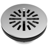 DELTA 4" Prefab Round Shower Drain — Chrome