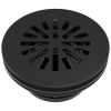 DELTA 4" Prefab Round Shower Drain — Matte Black