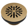 DELTA 4" Prefab Round Shower Drain — Champagne Bronze