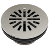 DELTA 4" Prefab Round Shower Drain — Stainless