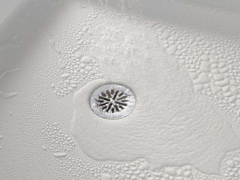 DELTA 4" Prefab Round Shower Drain — Chrome