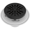 DELTA 4" Tile-In Round Shower Drain — Matte Black