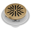DELTA 4" Tile-In Round Shower Drain — Champagne Bronze
