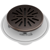DELTA 4" Tile-In Round Shower Drain — Venetian Bronze